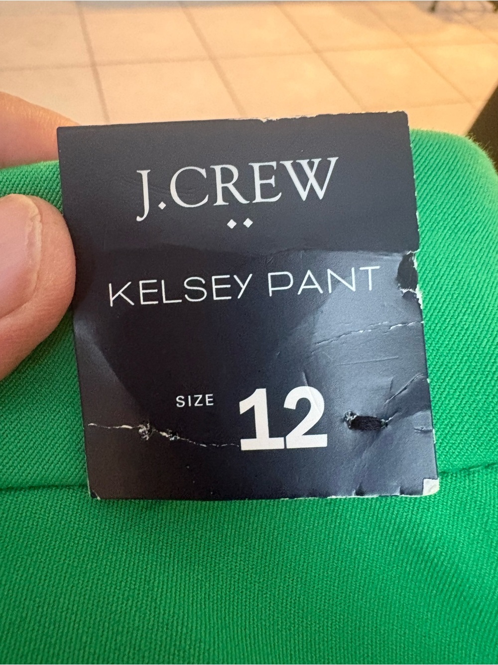 J. Crew Kelly Green Boot-Cut Pants - Picture 3 of 7